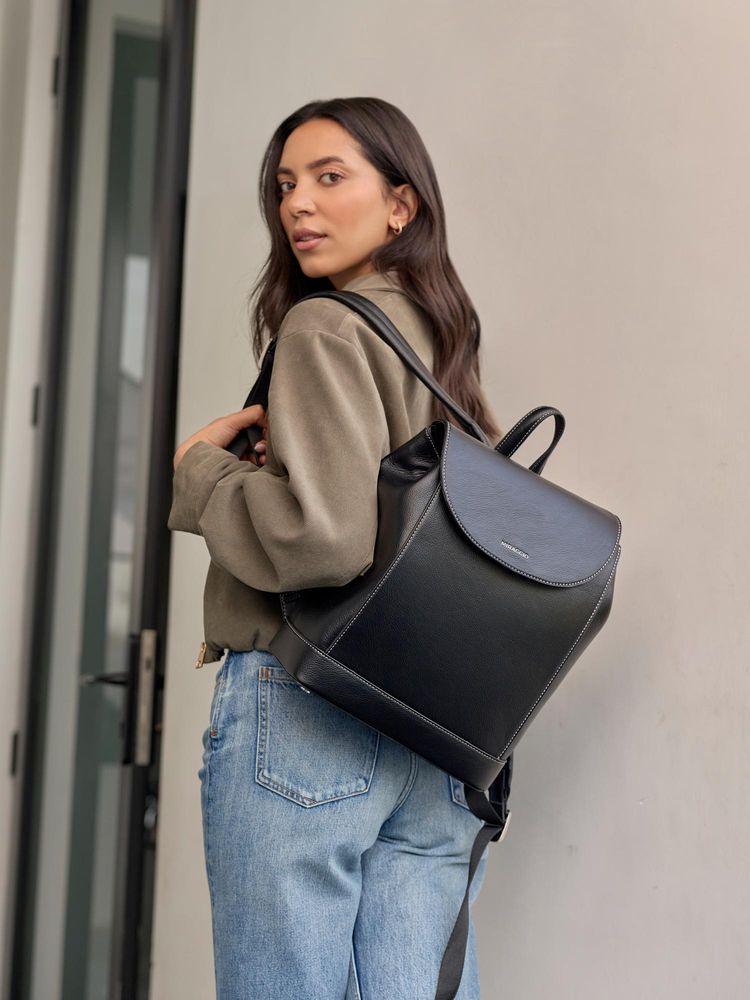MIRAGGIO Commuter Women Backpack - Black (L)-image-44