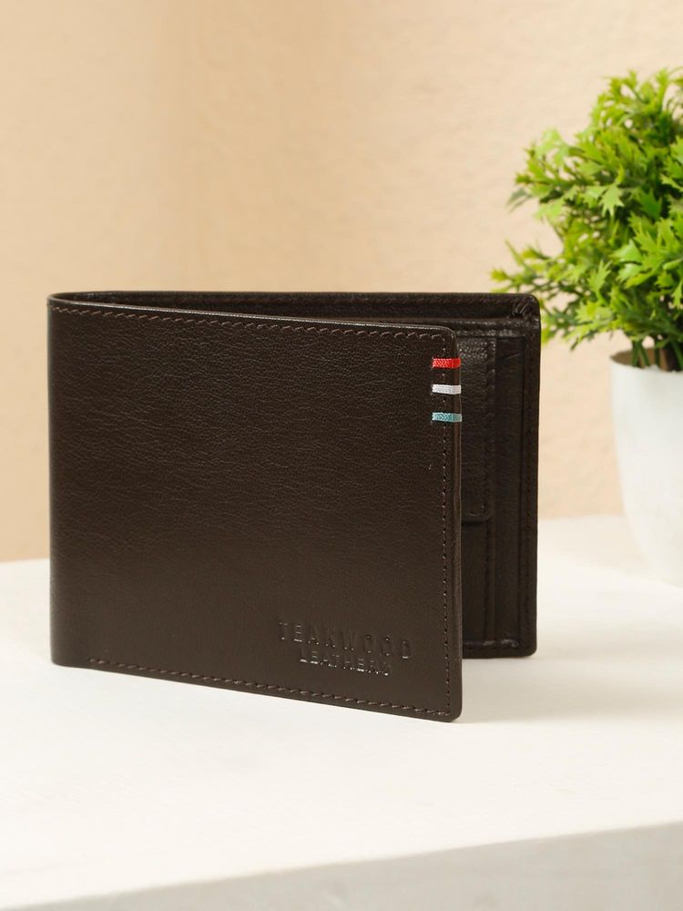 Teakwood Men’s Black Leather Two-Fold Wallet-picture-19
