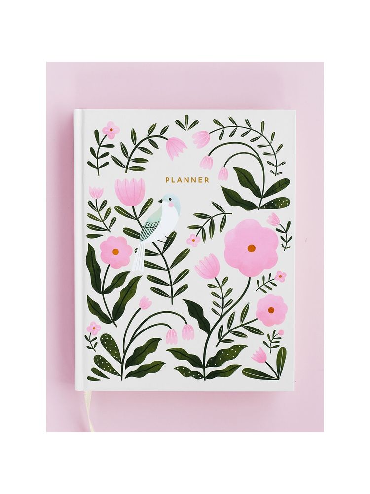 Happywagon Bird Vines Hardbound Undated Planner-image-21