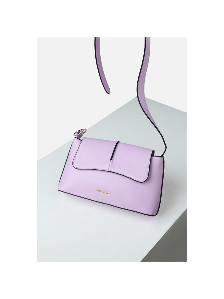 Van Heusen Women Lilac Solid Casual Sling Bag-picture-10
