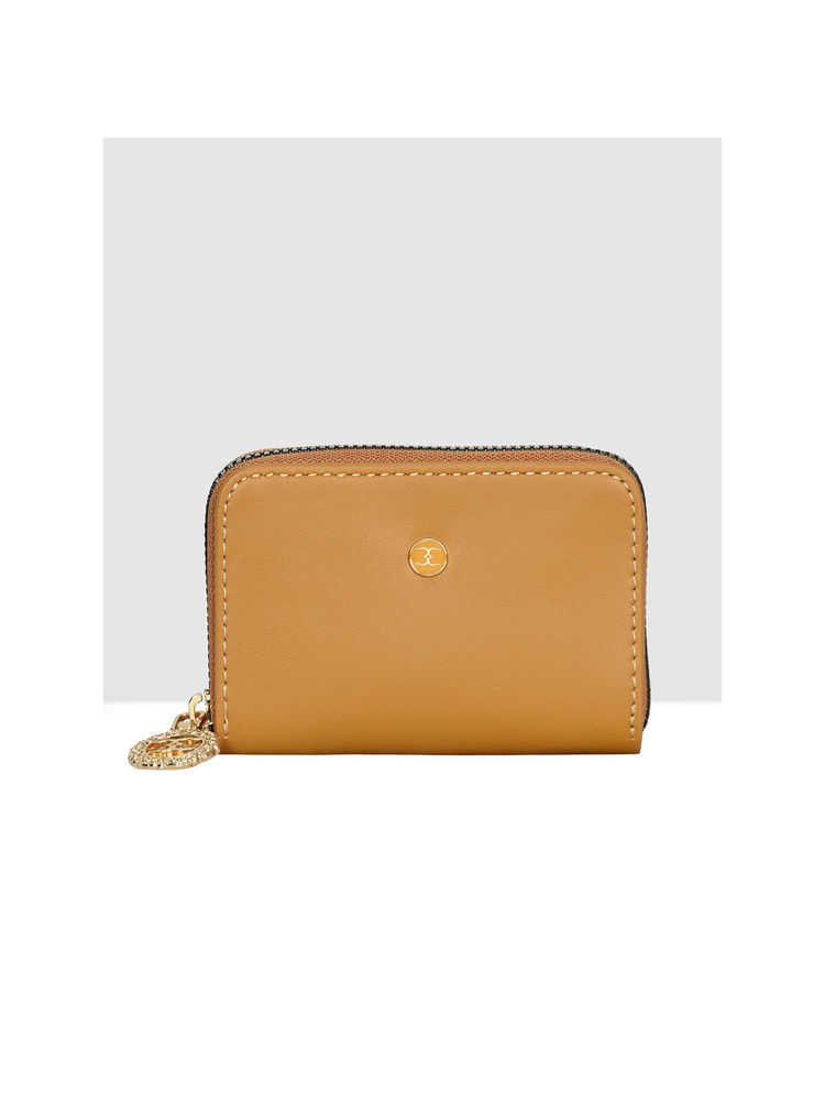 ESBEDA Mustard Colour Small Card Holder Cum Wallet for Women-picture-18
