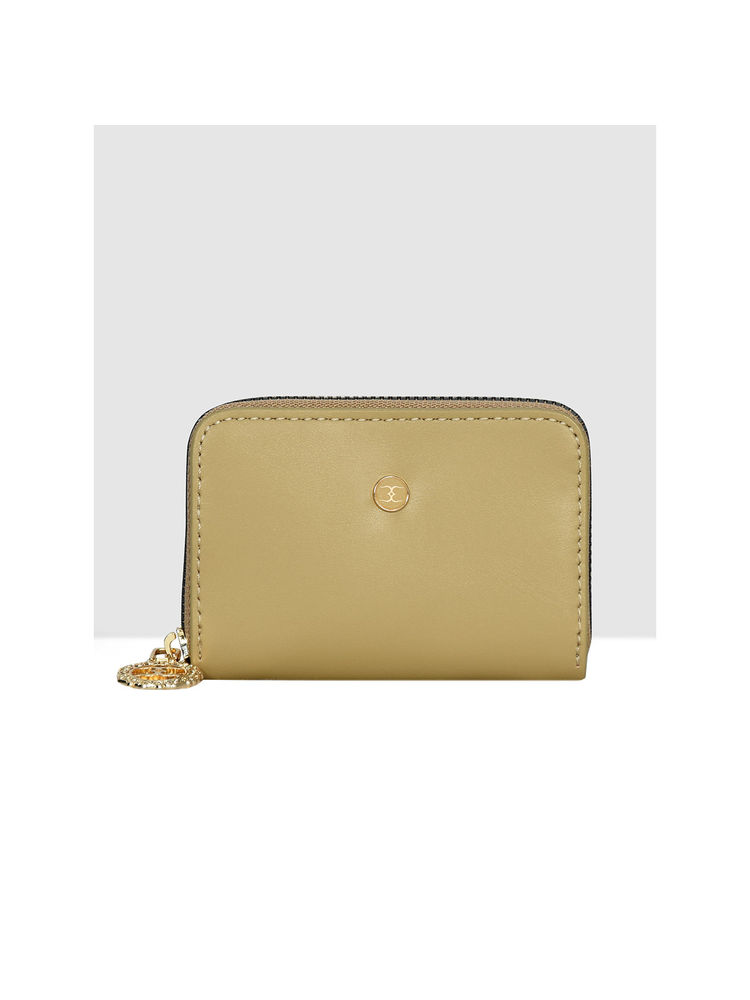 ESBEDA Beige Colour Small Card Holder Cum Wallet for Women-picture-21