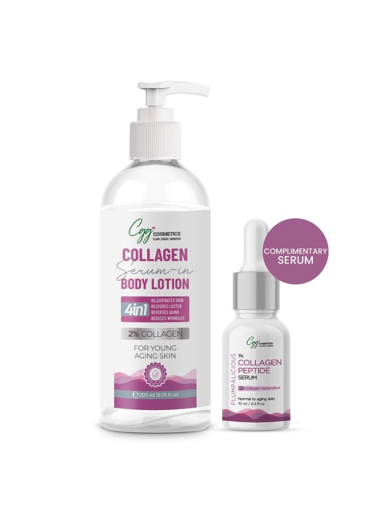 CGG Cosmetics 2% Collagen Serum In Body Lotion With Free Sample Of 1% Collagen Serum-image-16