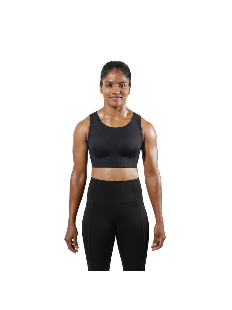 Blissclub Power Up Sports Bra for 3D Support and 3X More Bounce Control - Black-picture-23