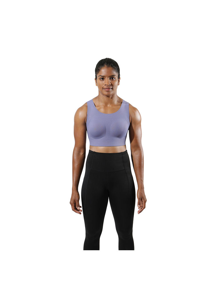 Blissclub Power Up Sports Bra for 3D Support and 3X More Bounce Control - Blue-picture-10