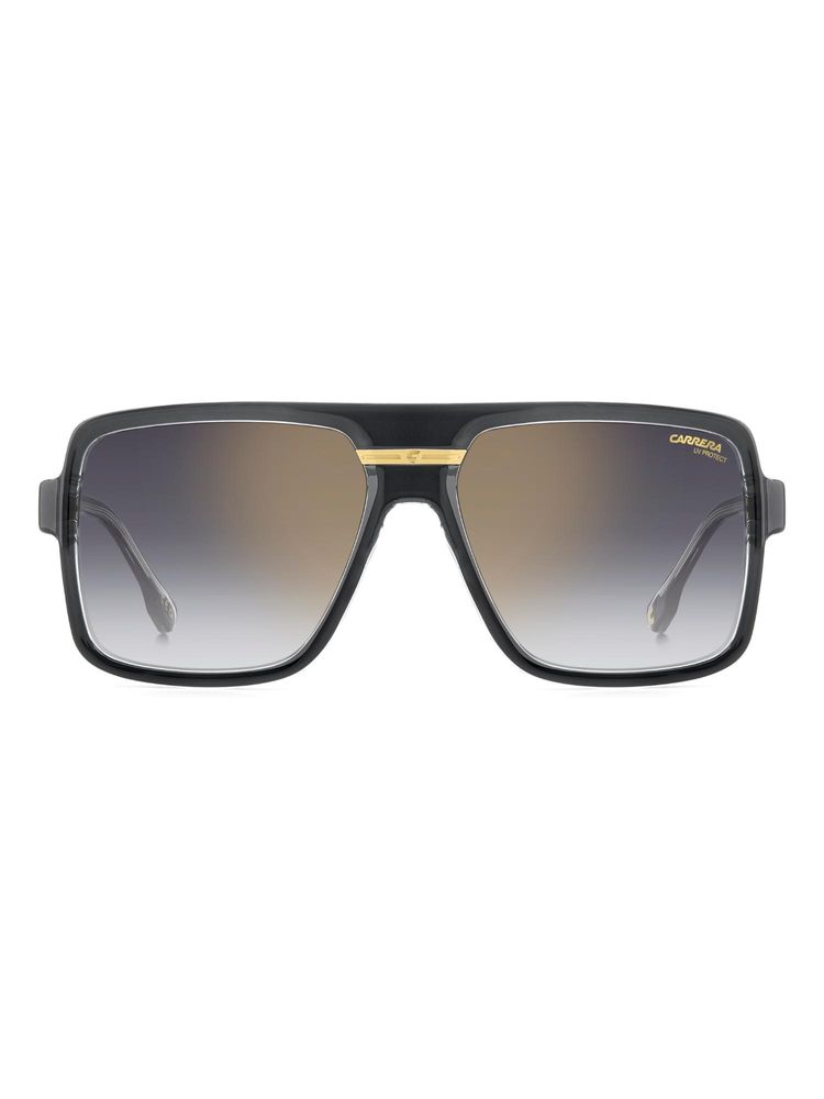 CARRERA Grey Lens Rectangle Grey Full-Rim UV Protection Sunglasses (59)-image-4