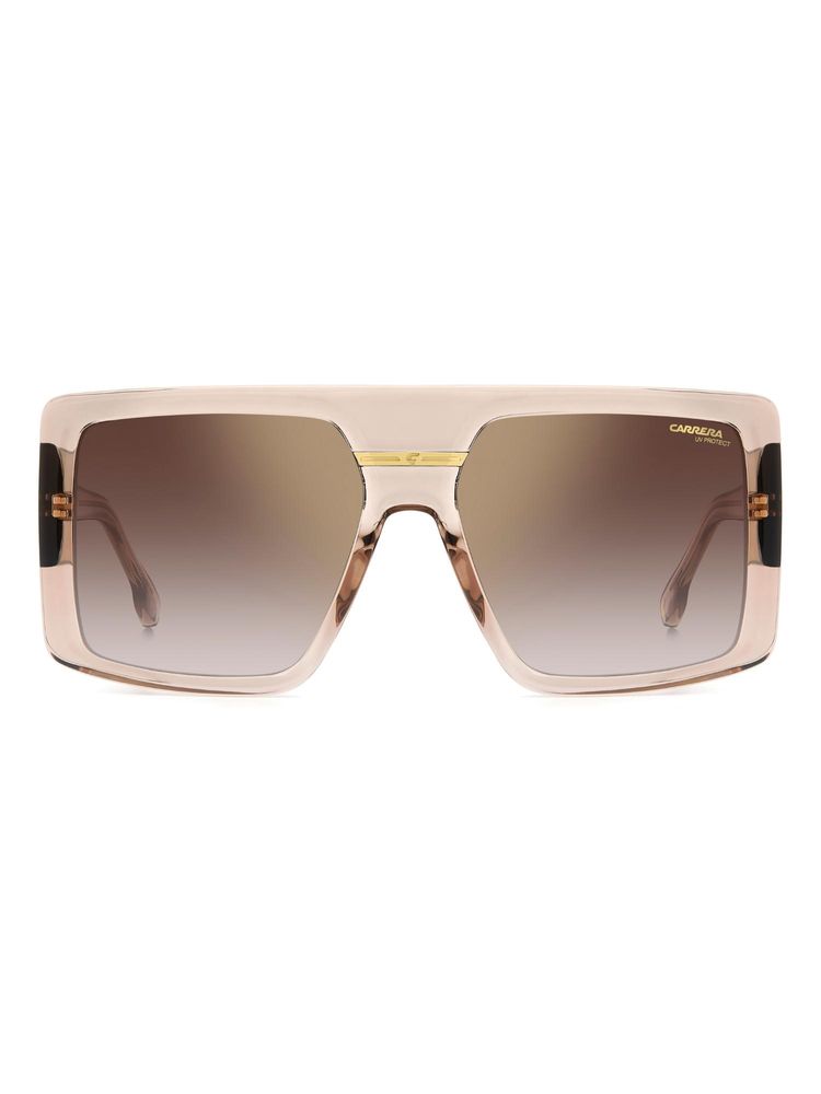 CARRERA Burgundy Lens Square Crystal Full-Rim UV Protection Sunglasses (60)-image-10