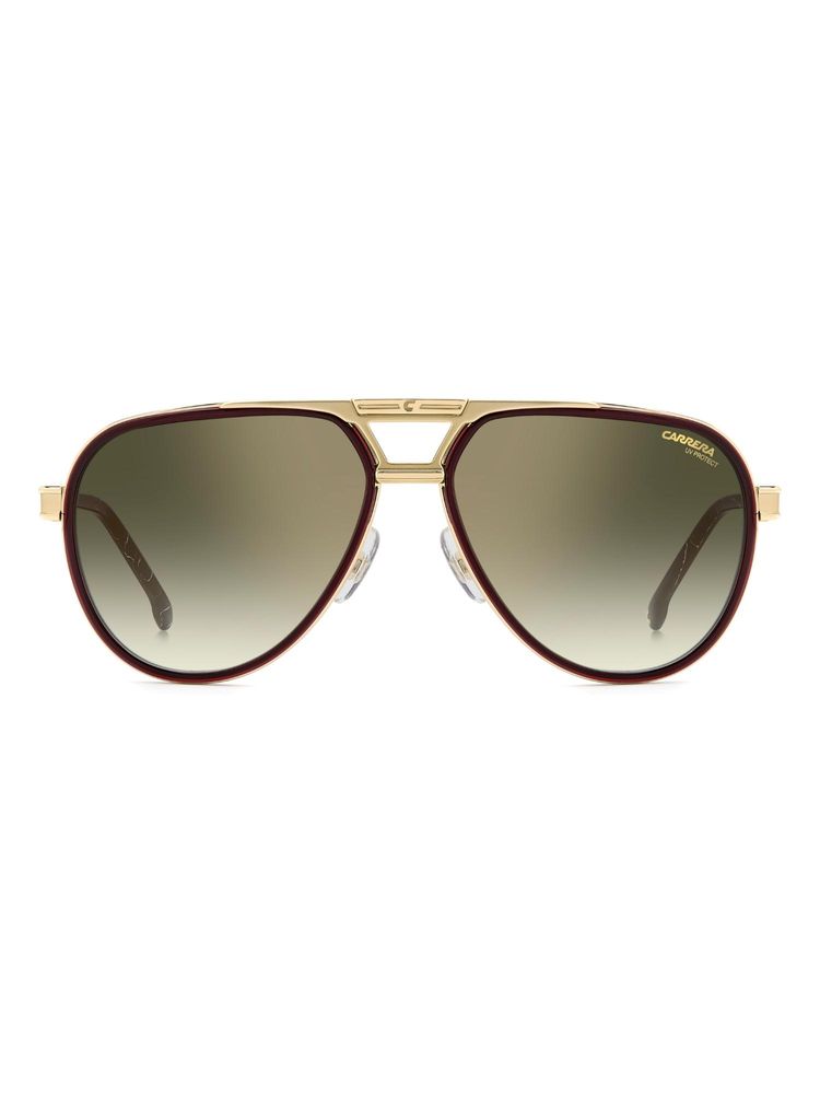 carrera accessories CARRERA Green Lens Aviator Black Full-Rim UV Protection Sunglasses (61)-picture-10