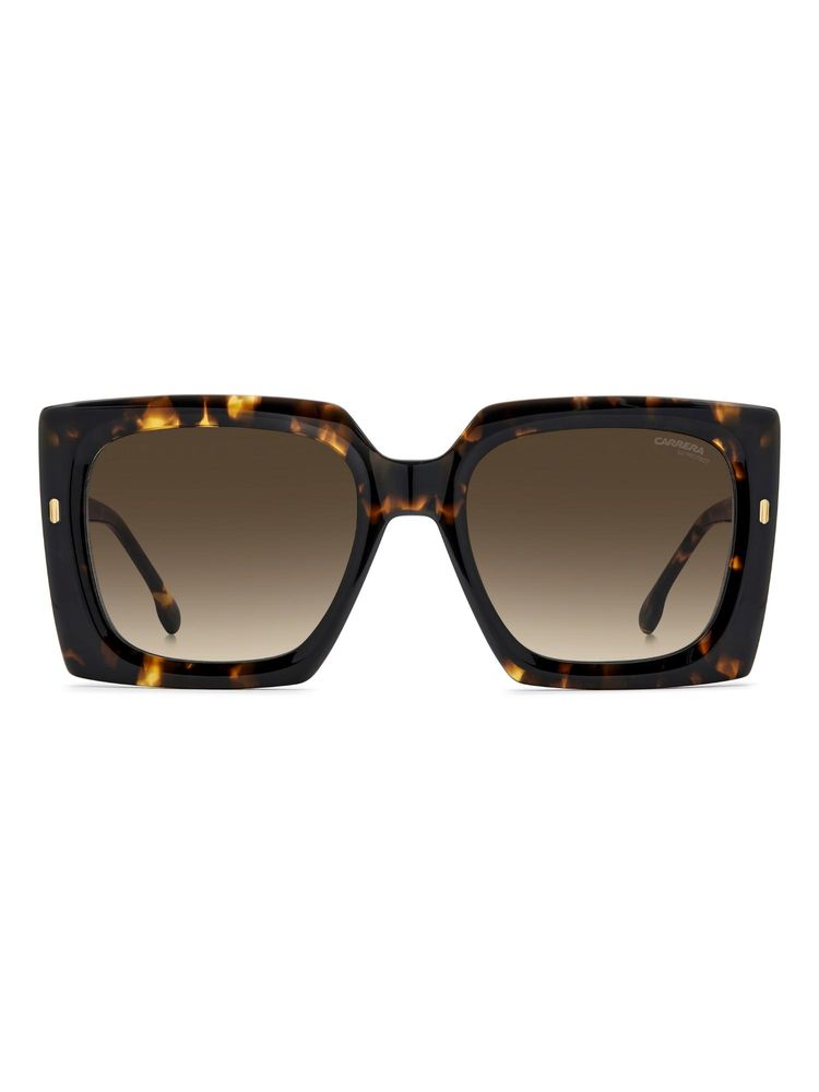 carrera accessories CARRERA Brown Lens Rectangle Havana Full-Rim UV Protection Sunglasses (55)-picture-12