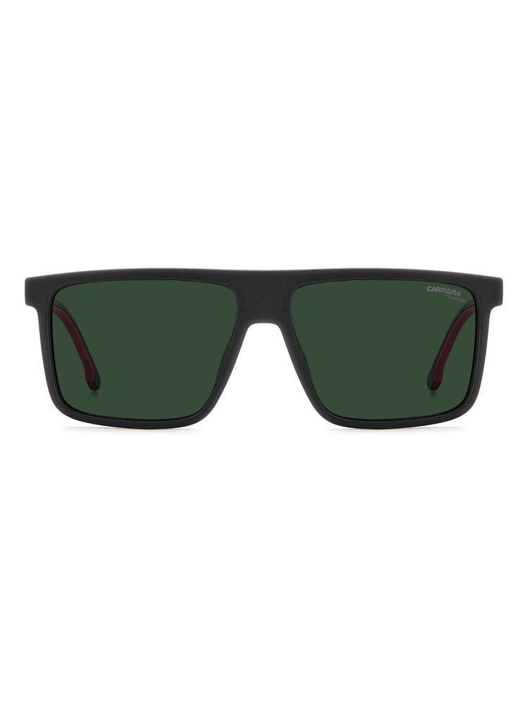 carrera accessories CARRERA Green Lens Square Black Full-Rim UV Protection Sunglasses (58)-picture-20