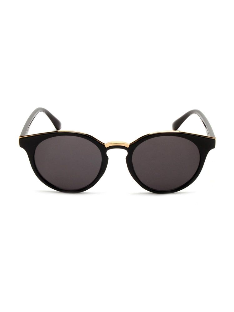 Mespee Grey Round Full Plastic Stylish UV Protected Sunglasses (50)-picture-27