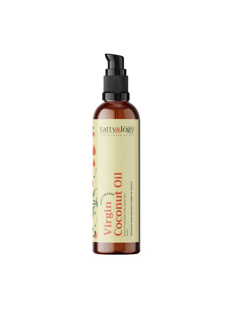 Tattvalogy Virgin Coconut Oil - Organic, Lightweight, Deep Moisturizer for Skin & Healthy Hair Care-image-45