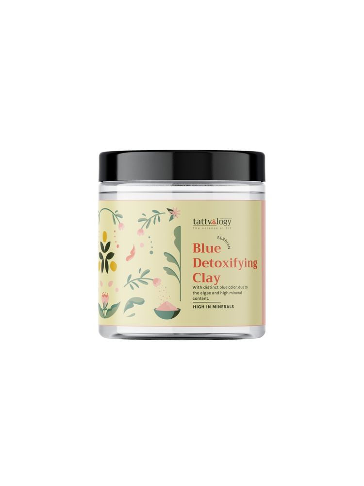 Tattvalogy Serbian Blue Clay - Detoxifies, Purifies Pores & Restores Glow for Balanced, Healthy Skin-picture-22