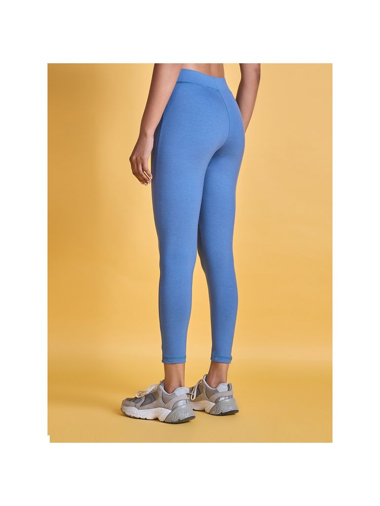 Nykd By Nykaa Iconic Comfort Legging -NYAT076-Coronet blue-picture-20