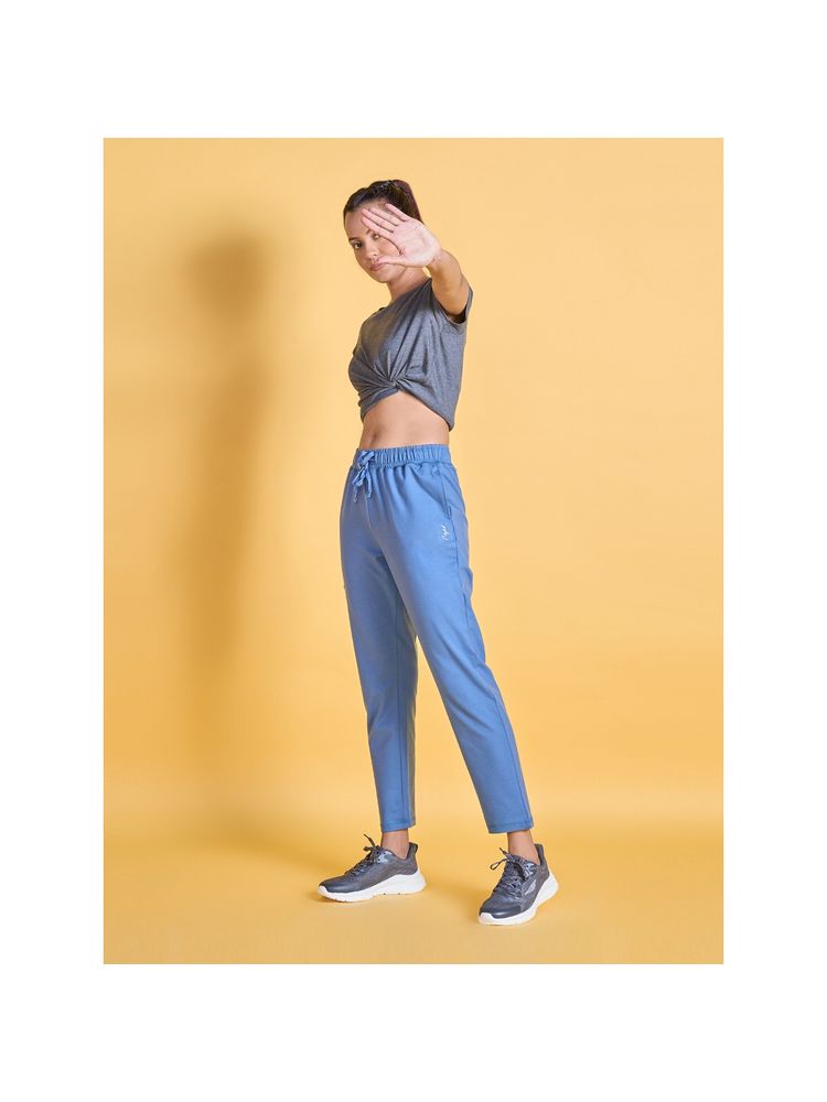 Nykd By Nykaa Preppy Comfort Pant -NYAT090-Coronet blue-image-38