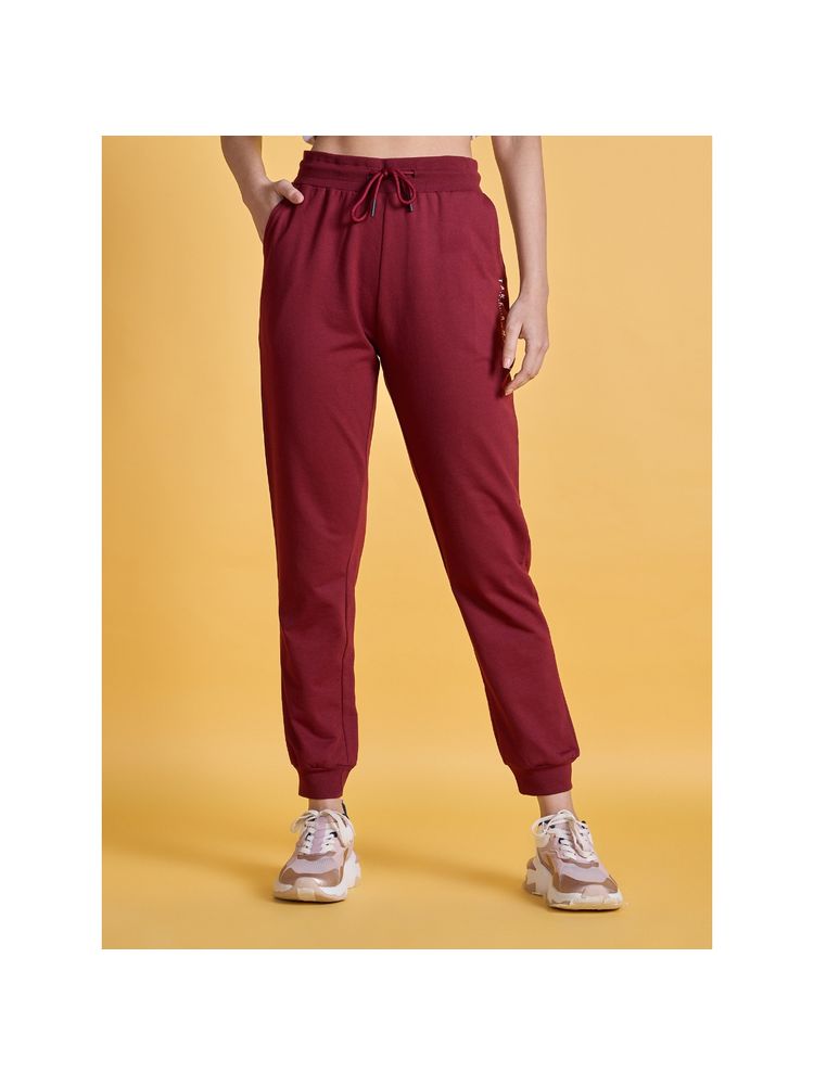 Nykd By Nykaa Iconic All Day Jogger -NYAT273-Tawny Port-picture-14
