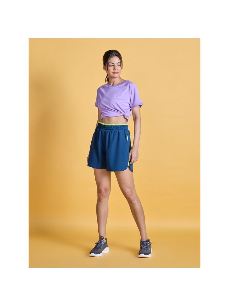 Nykd by Nykaa Woven Athletic Shorts NYAT275 Navy-picture-30