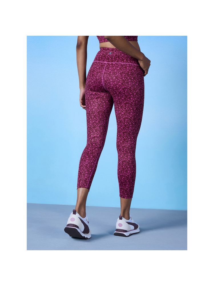 Nykd By Nykaa High Rise Trendsetter Printed Legging-NYK121-Scatter Tawny Print-picture-25