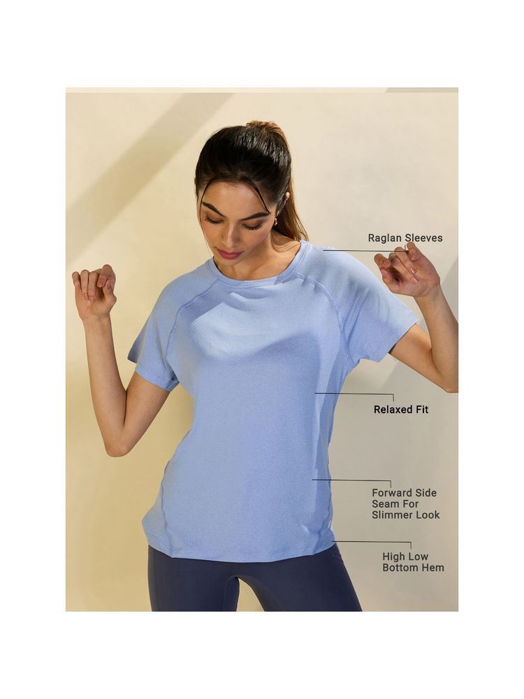 Nykd by Nykaa Sun Protect Tee NYK296 Hydrangea Melange-picture-13