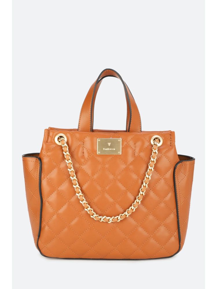 Van Heusen Women Brown Textured Casual Handbag-picture-13