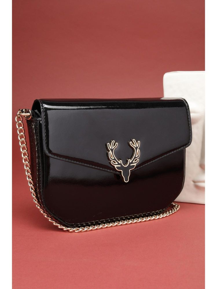 Allen Solly Women Black Casual Sling Bag With Detachable Strap-picture-23