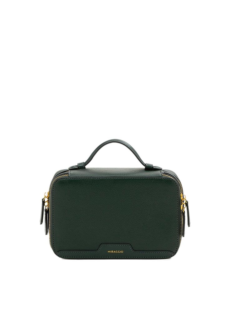 MIRAGGIO Women Avery Vanity Green Kit Pouch (S)-image-3