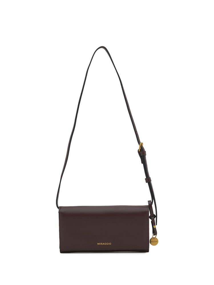 MIRAGGIO Women Carly Brown Wallet With Detachable Strap (M)-picture-15