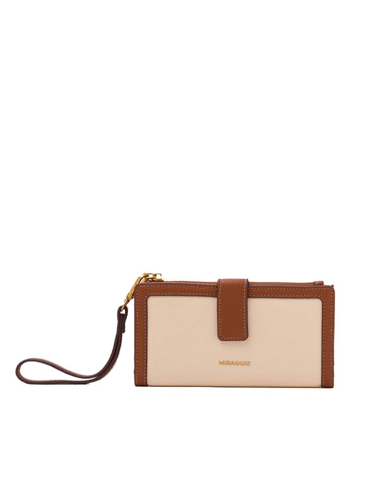 MIRAGGIO Women Trudie Beige Detachable Wristlet Wallet (S)-picture-41