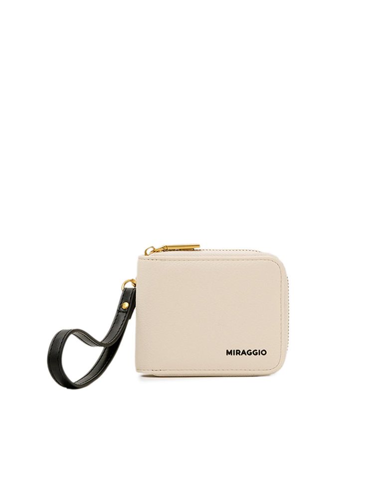 MIRAGGIO Women Cody Solid Beige Wallet (S)-picture-17