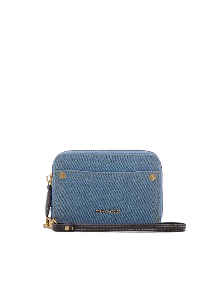 MIRAGGIO Women Dew Denim Blue Wallet (S)-picture-44