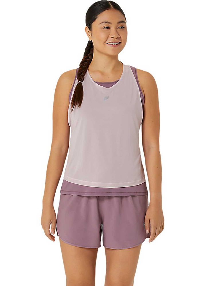 ASICS Beige Solid Polyester Regular Tank Top-picture-23