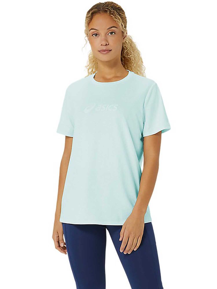 ASICS Blue Solid Cotton Regular T-Shirt-picture-19