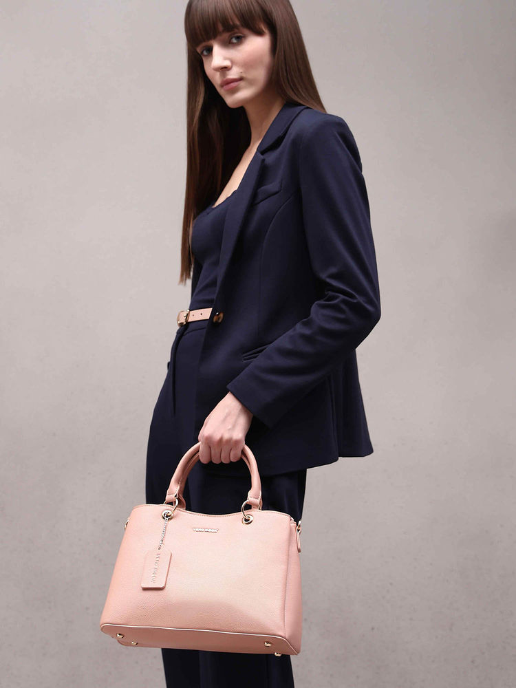 VERO MODA Women Pink Handbag with Detachable Strap-picture-25