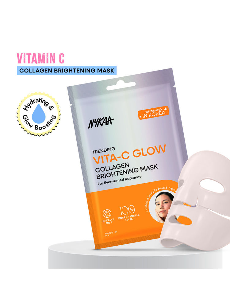 Nykaa Skin Vita-C Glow Collagen Brightening Overnight Mask With Kojic Acid For Glowing Skin-image-31
