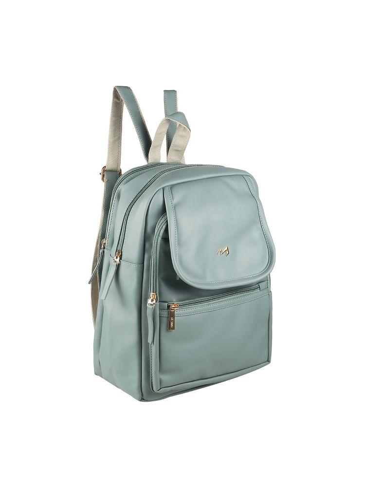 Metro Solid-Plain Green Backpack-picture-20