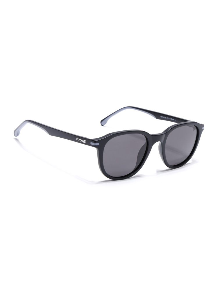 Voyage Unisex Wayfarer Grey Lens Black Frame Sunglasses - PMG7399 (50)-image-23