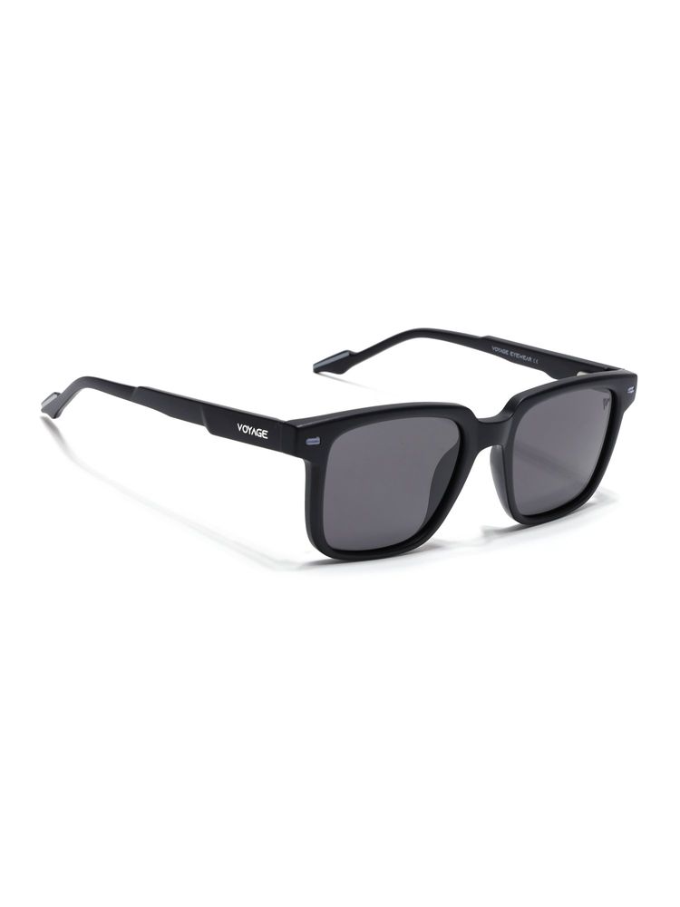 Voyage Unisex Square Grey Lens Black Frame Sunglasses (51)-picture-28