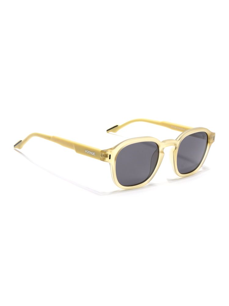 Voyage Unisex Wayfarer Grey Lens Yellow Frame Sunglasses - PMG7427 (49)-picture-39