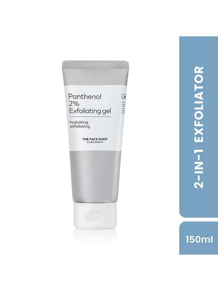 The Face Shop Alltimate Panthenol 2% Exfoliating Gel -Korean Cleansing Scrub with AHA, BHA, LHA, PHA