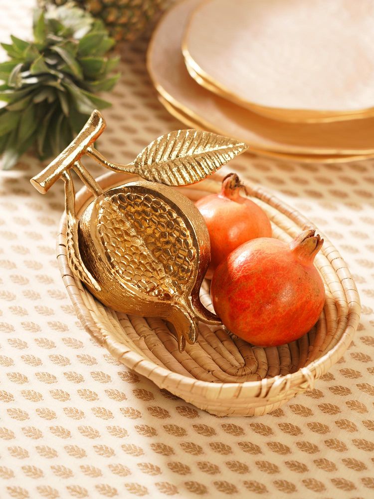 Pure Home + Living Gold Metal Pomegranate Decor Accent-image-30