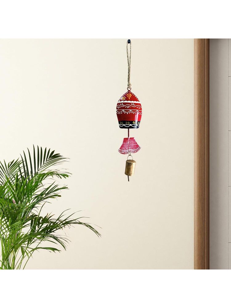 JASMEY HOMES Fish Wind Chimes For Home Balcony with Sound - Red-picture-27