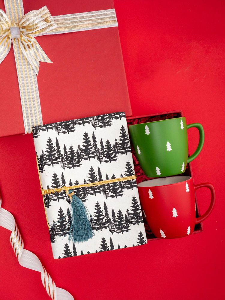 THE ZAPPY BOX Multi-Color Merry Mornings Mugs (Pack of 2)-image-9