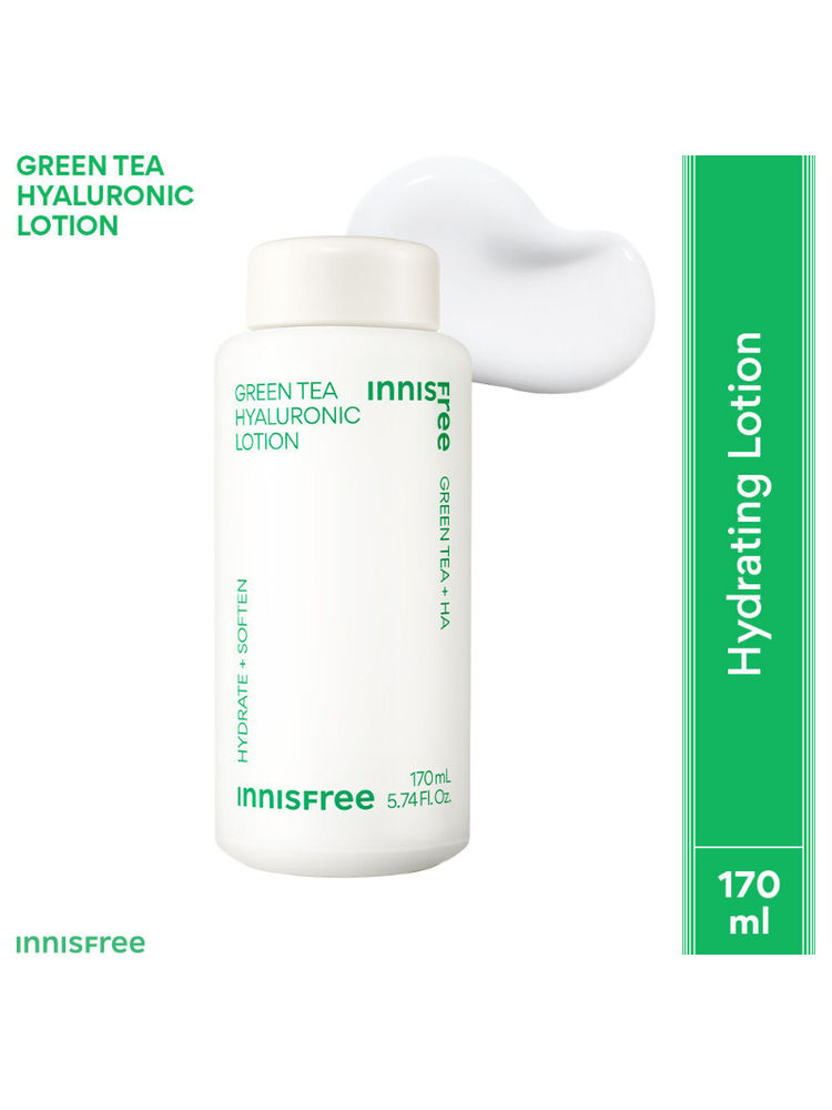 Innisfree Green Tea Hyaluronic Lotion - Lightweight & Refreshing Care-image-14