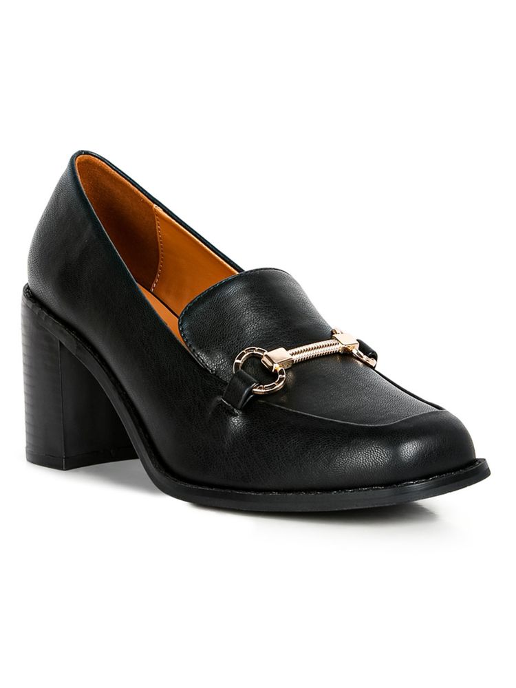 London Rag Embellished Black Loafers-picture-16