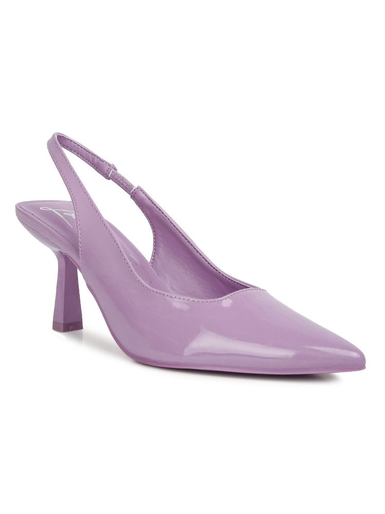 London Rag Solid Purple Slingback-image-16