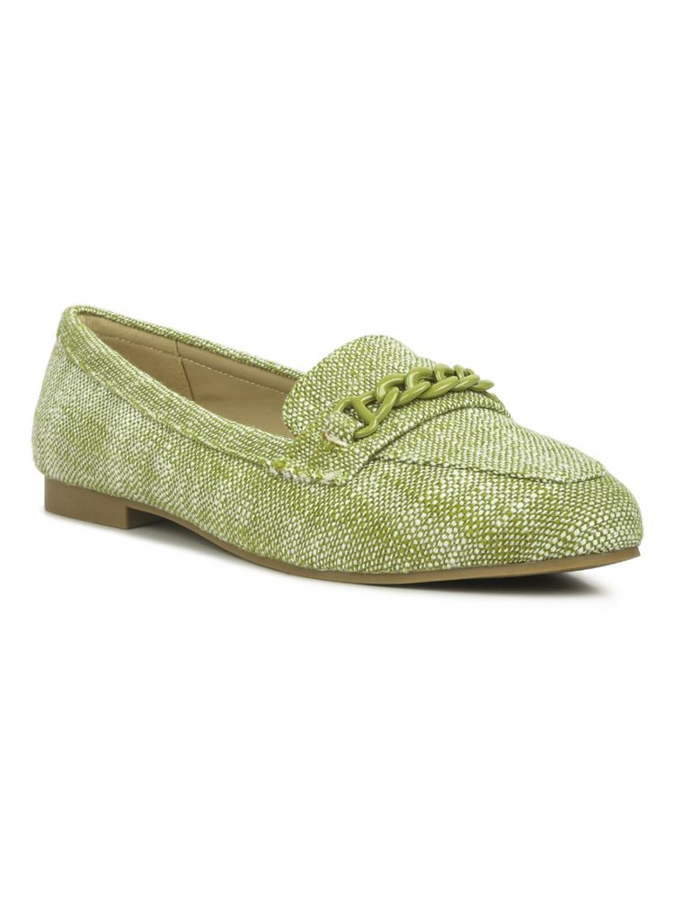 London Rag Embellished Green Loafers-picture-20