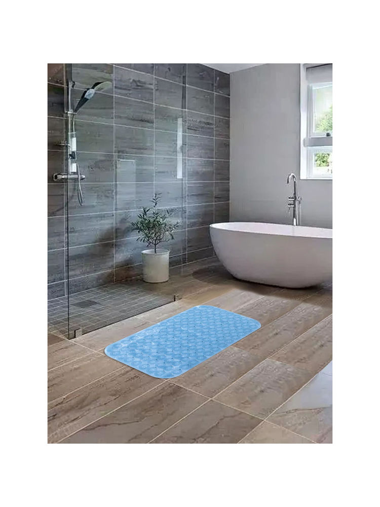 UMAI Sky blue PVC Bathroom Non Slip Mat-picture-16