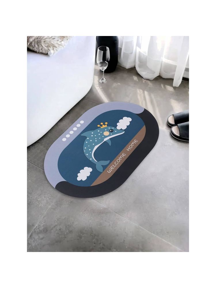 UMAI Multi Diatom mud Oval Bathroom Non Slip Mat-picture-12