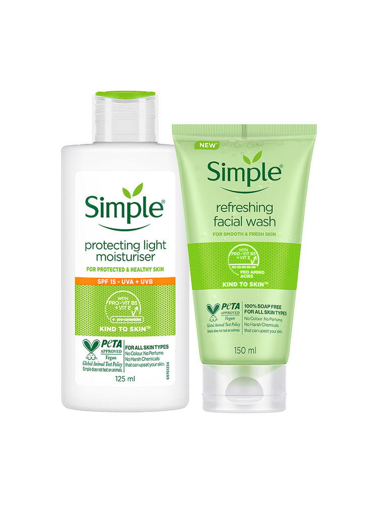 Simple Kind To Skin Refreshing Facial Wash + Protecting Light Moisturiser-picture-21