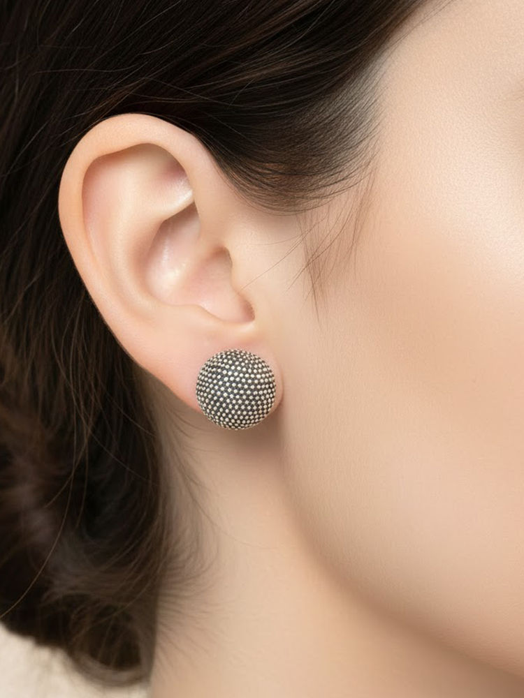 925 SILLER Silver Sterling Silver Statement Studs Earring-picture-10